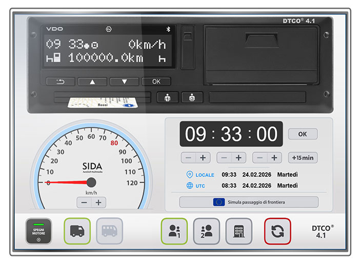 Simulatore Tachigrafo 2.1